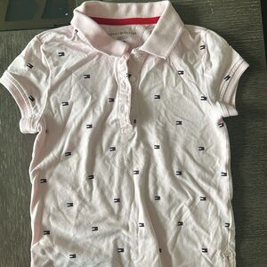Tommy Hilfiger Kids Pink Polo Shirt